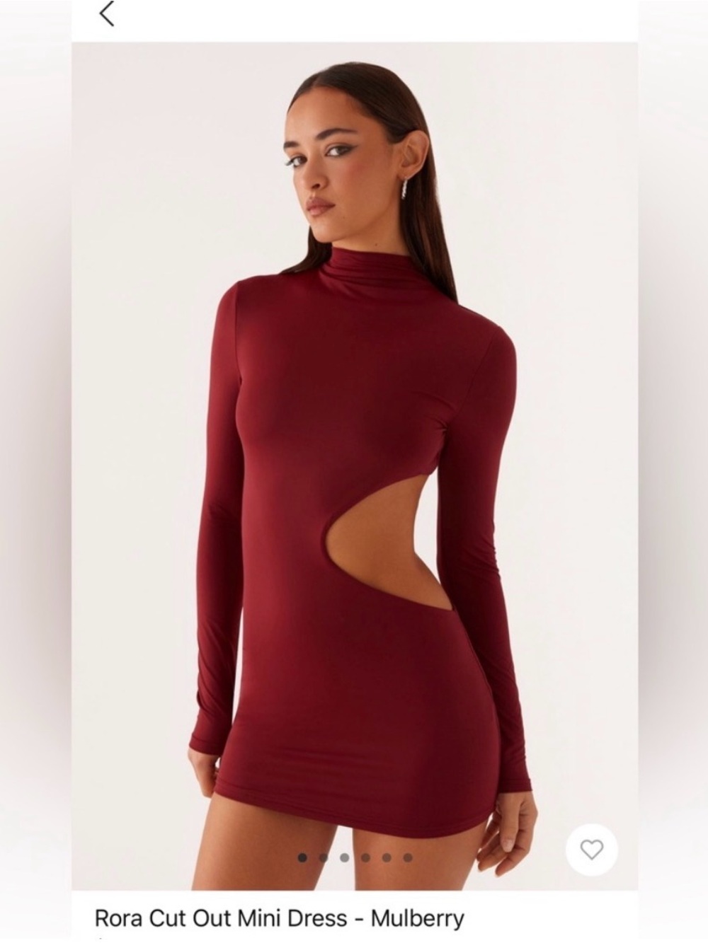 Peppermayo Cut-Out Mini Dress